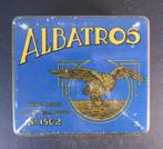 Hoog sigarenblik Albatros RH koning en Zn. Oude Pekela (1), Verzamelen, Blikken, Ophalen, Gebruikt, Overige, Overige merken