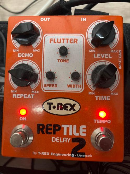 T-Rex Reptile 2 Delay, Muziek en Instrumenten, Effecten, Gebruikt, Delay of Echo, Ophalen of Verzenden