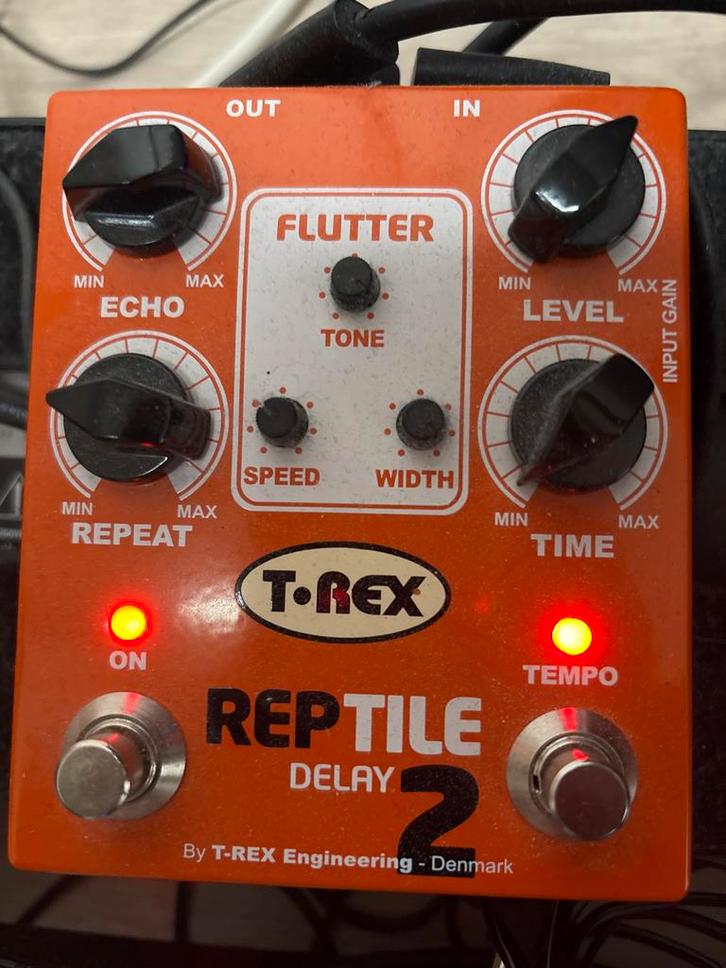T-Rex Reptile 2 Delay, Muziek en Instrumenten, Effecten, Gebruikt, Delay of Echo, Ophalen of Verzenden