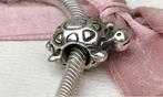ZILVEREN PANDORA BEDEL VAN HET SCHILDPAD, Ophalen of Verzenden, Zo goed als nieuw, Zilver, Pandora