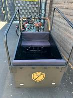 Elektrische Bakfiets met Huif, Fietsen en Brommers, Fietsen | Bakfietsen, 4 kinderen of meer, Elektrisch, Zo goed als nieuw, Ophalen