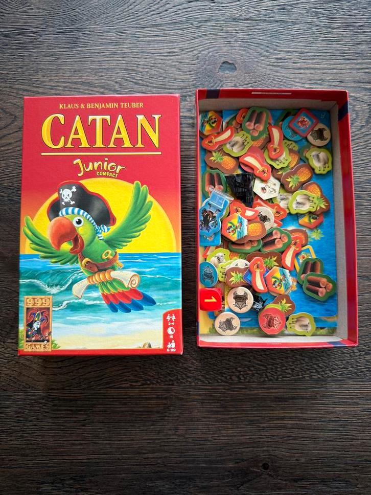 Catan Junior - Zo Goed Als Nieuw!, Hobby en Vrije tijd, Gezelschapsspellen | Bordspellen, Zo goed als nieuw, Drie of vier spelers