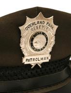 Pet politie Police USA Overland Park Kansas, Ophalen of Verzenden, Marechaussee, Amerika, Helm of Baret