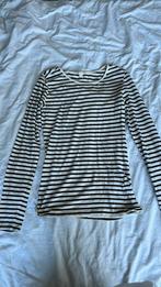 Zwart-wit gestreept shirt, H&M, maat XS., H&M, Wit, Ophalen of Verzenden, Zo goed als nieuw