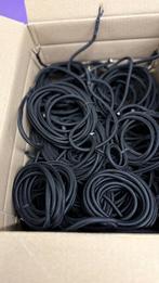 26 x 3m zwart stofkabel 2x0,75mm2, Ophalen of Verzenden, Nieuw