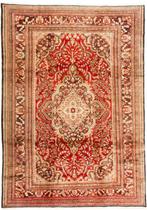 Perzisch tapijt Mahal 263 x 387 cm, Huis en Inrichting, Stoffering | Tapijten en Kleden, 200 cm of meer, Centraal bloemenmedaillon