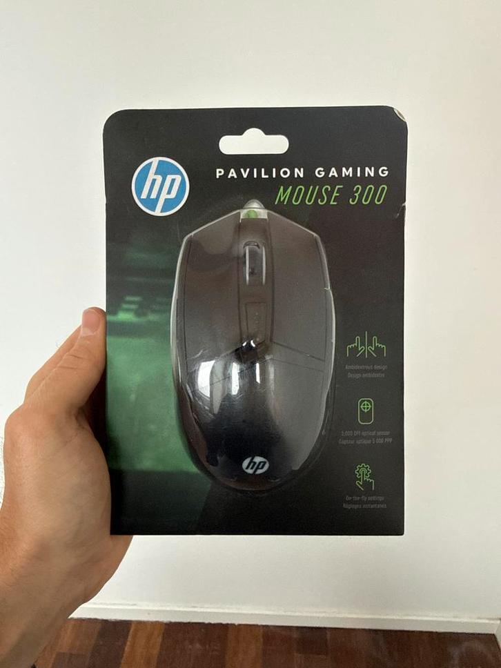 HP Pavilion 300 Gaming Muis - Nieuw in Verpakking, Computers en Software, Muizen, Nieuw, Muis, Rechtshandig, Bedraad, Gaming muis
