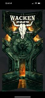 2x 4 daagse ticket WACKEN ! €300 ipv €700 !!, Tickets en Kaartjes, Twee personen