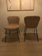 Eettafel stoelen By Boo teddystof, Huis en Inrichting, Stoelen, Ophalen, Zo goed als nieuw, Stof, Twee