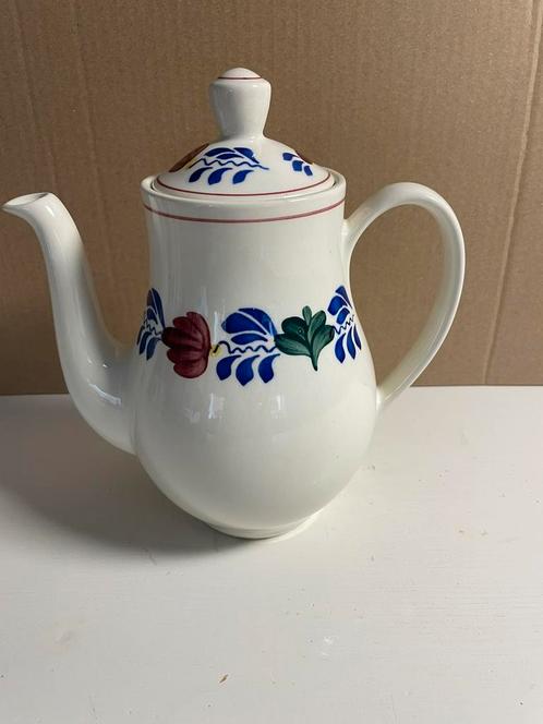 Royal Boch Boerenbont handgeschilderd koffie pot, Antiek en Kunst, Antiek | Keramiek en Aardewerk, Ophalen of Verzenden