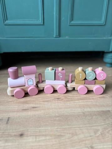 Little Dutch houten trein roze beschikbaar voor biedingen
