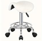 Zadelstoel - Verstelbaar 45-60cm, Wit, Nieuw, Ophalen of Verzenden, Bureaukruk