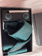 Stropdas, speld & manchetknopen set, Ophalen of Verzenden, Zo goed als nieuw, Met patroon, Fashion eb classic
