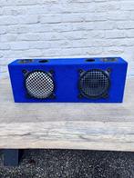 dubbele speakerbox met twee woofers en twee tweeters., Ophalen of Verzenden, Zo goed als nieuw