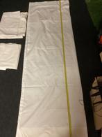 5 gebroken witte katoenen gordijnen, Huis en Inrichting, Stoffering | Gordijnen en Lamellen, Ophalen, 100 tot 150 cm, 200 cm of meer