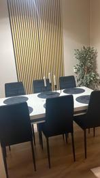 Hoogglans eettafel zonder stoelen, Huis en Inrichting, Complete eetkamers, Ophalen of Verzenden, Zo goed als nieuw, 4 tot 6 stoelen