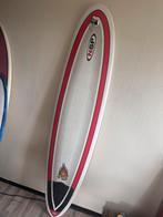 NSP 7’1 Nieuwstaat + Tas, Koord & Vinnen surfboard, Ophalen, Zo goed als nieuw, Longboard, Met draagtas