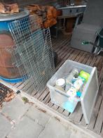 Konijnenren 2x dicht en open met doos vol verzorgingsspullen, Ophalen, Gebruikt, Cavia, Ren