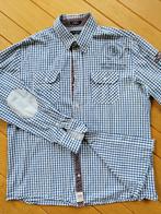 THIRD REPUBLIC bloes blauw wit ruit maat XL, Kleding | Heren, Blauw, Ophalen of Verzenden, Zo goed als nieuw, Third Republic