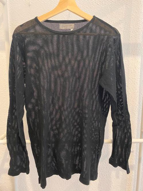 Yohji Yamamoto pour homme long sleeve top, Kleding | Heren, T-shirts, Zo goed als nieuw, Maat 48/50 (M), Zwart, Ophalen of Verzenden