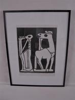 Hubert Bekman Slang en Paard Tentoonstelling zweden Pulchri, Antiek en Kunst, Kunst | Etsen en Gravures, Ophalen of Verzenden