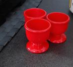 3 x emsa eierdopje ( rood) Vintage, Ophalen of Verzenden, Zo goed als nieuw