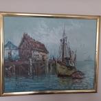 Zeezicht op canvas, Ophalen of Verzenden