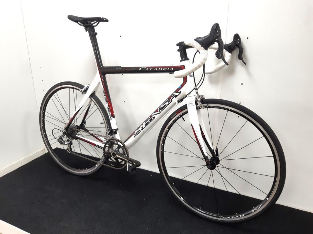 Sensa Calabria Carbon 58cm met 2x11 Campagnolo Chorus, Fietsen en Brommers, Fietsen | Racefietsen, 28 inch, Gebruikt, Carbon, 57 tot 61 cm