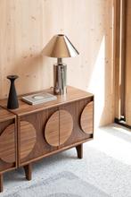 Zuiver Groove Dressoir - B 82 cm - Walnoot | Van €699, nu, Huis en Inrichting, Kasten | Dressoirs, Nieuw, Ophalen of Verzenden