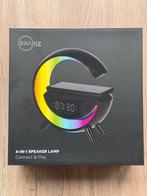 Brainz 4-in-1 Lamp - Bluetooth Speaker & Wekker, Audio, Tv en Foto, Luidsprekers, Overige merken, Overige typen, Nieuw, Ophalen of Verzenden