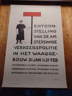 Jo Spier.  Amsterdamse verkeerspolitie.  Waaggebouw, Verzamelen, Ophalen of Verzenden, Zo goed als nieuw, Rechthoekig Staand, Film en Tv