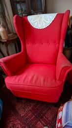 Fauteuil ikea met hocker, Ophalen, Zo goed als nieuw, 75 tot 100 cm, 50 tot 75 cm