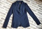 Blauwe Travelstof Blazer Penn & Ink Maat 36, Penn & Ink, Blauw, Ophalen of Verzenden, Zo goed als nieuw