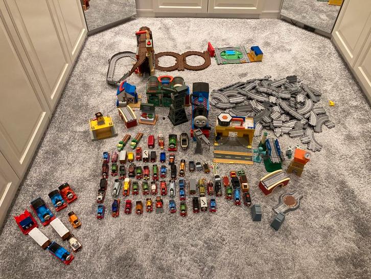 Grote Thomas de Trein Speelgoed Collectie, Kinderen en Baby's, Speelgoed | Overig, Gebruikt, Jongen of Meisje, Ophalen