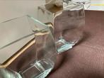 Glazen vazen, Huis en Inrichting, Woonaccessoires | Vazen, Ophalen of Verzenden, Zo goed als nieuw, Glas, Minder dan 50 cm