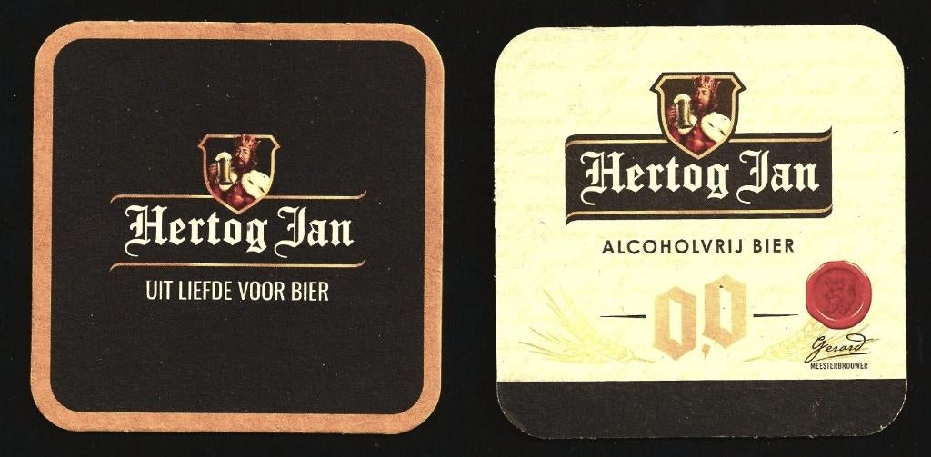 Bierviltje - Hertog Jan 0,0 - 2024 - NIEUW, Verzamelen, Biermerken, Ophalen of Verzenden, Nieuw, Viltje(s), Hertog Jan