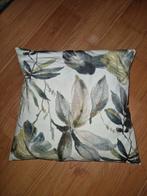 Groen Bladeren Kussen - Bankdecoratie, Ophalen, Zo goed als nieuw, Groen, Rechthoekig