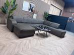 Eco Lederen U-Bank / Hoekbank - Antraciet - 350cm, Ophalen, -, -, Hoekbank