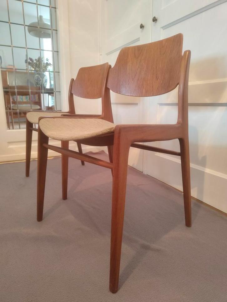Vintage stoelen Hartmut Lohmeyer Wilkhahn 476a stoelen, Huis en Inrichting, Stoelen, Gebruikt, Ophalen