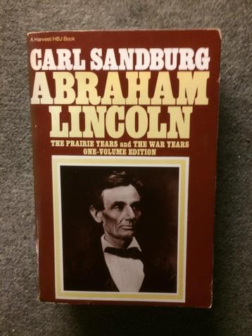 Abraham Lincoln (Biography I & 2) ; door Carl Sandburg beschikbaar voor biedingen