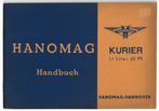 Hanomag Kurier handboek Handbuch, Ophalen of Verzenden