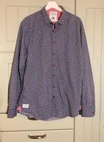 A Fish Named Fred maat XXL blauw all over print, Kleding | Heren, Overhemden, Ophalen of Verzenden, Zo goed als nieuw, Blauw, Overige halswijdtes