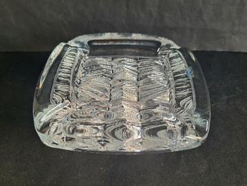 Nybro Glasbruk Sweden asbak "Iceberg". Ontwerp Paul Isling  beschikbaar voor biedingen