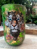 Handmade vaas - uniek, Overige kleuren, Nieuw, Ophalen of Verzenden, Glas