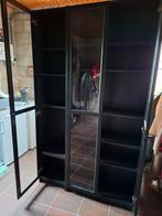 Ikea Billy Oxberg vitrine kast, Ophalen, Zo goed als nieuw, 25 tot 50 cm, 200 cm of meer