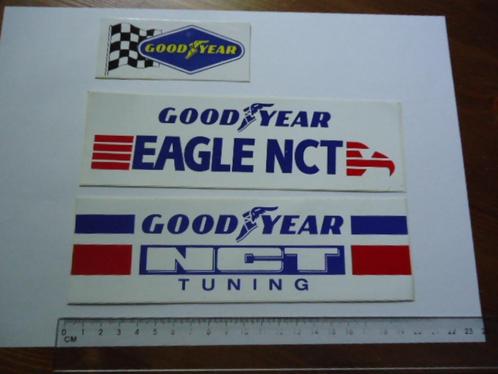 sticker oud GOODYEAR origineeel 3 x race autosport race moto, Verzamelen, Stickers, Zo goed als nieuw, Bedrijf of Vereniging, Verzenden