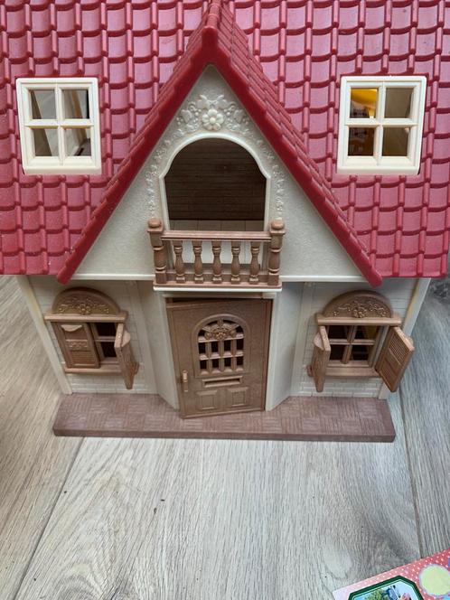 Set Sylvanian families oa landhuis, school, huis, crèche enz, Kinderen en Baby's, Speelgoed | Poppenhuizen, Gebruikt, Poppenhuis