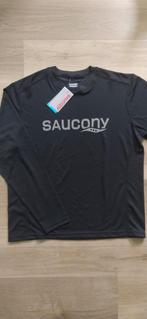 Nieuw! Saucony sportshirt runningshirt longsleeve maat L., Nieuw, Maat 52/54 (L), Ophalen of Verzenden, Zwart