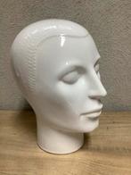 Wit keramiek hoofd koptelefoon hoofd, Ophalen of Verzenden, Gebruikt, Overige merken