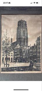 Ets van de Laurentskerk  Rotterdam, Ophalen of Verzenden